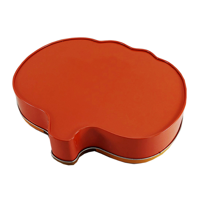 Custom Pumpkin Shaped Halloween Festive Tin Box for Large Gift Packaging - Image 4