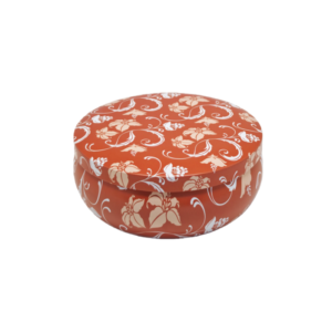 Custom round scented candle tin single product view