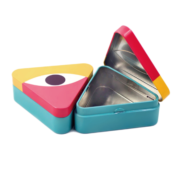 Triangle Tin Box