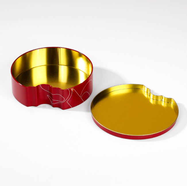 Custom Creative Irregular Shaped Cookie Biscuit Tin Box - Image 3