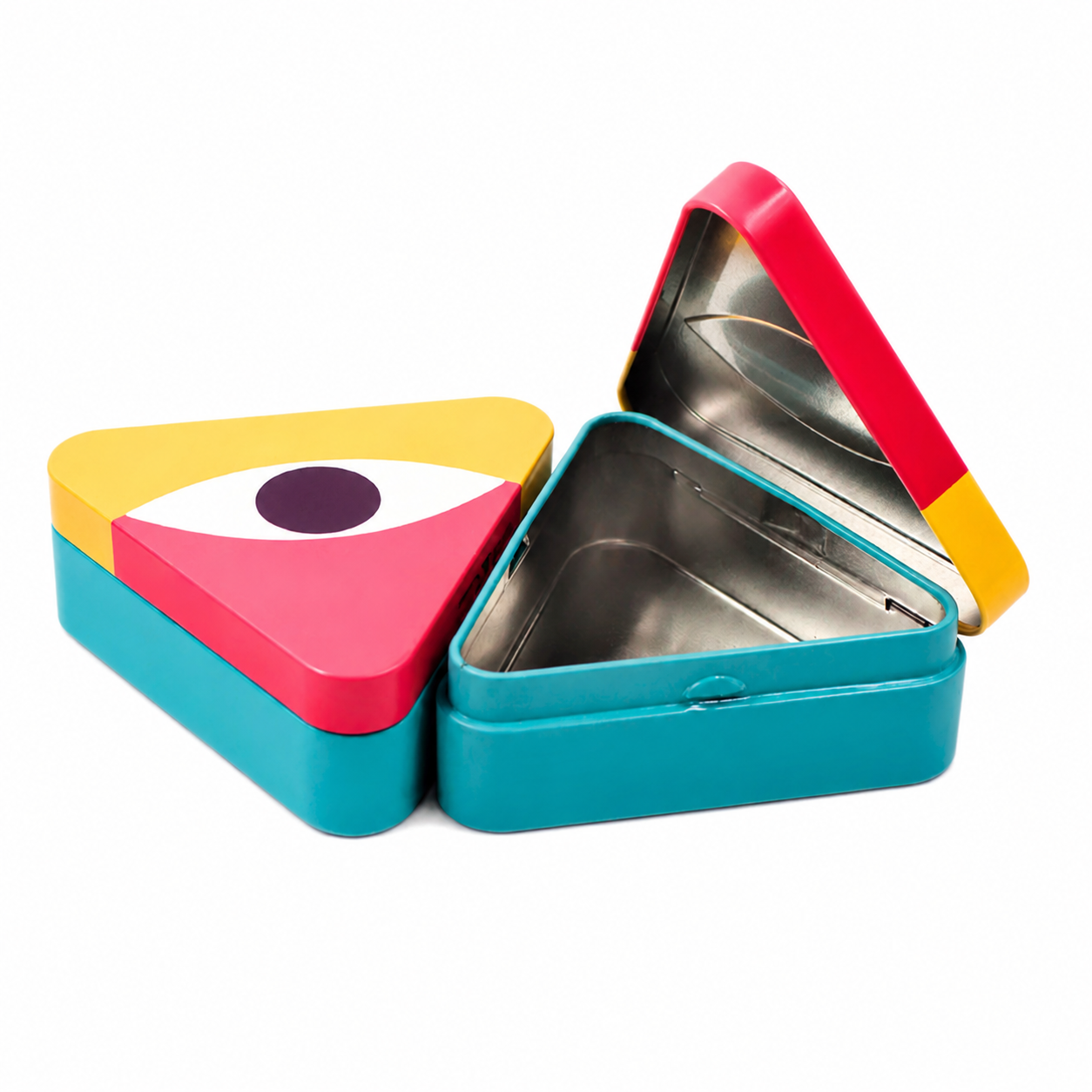 Triangle Tin Box