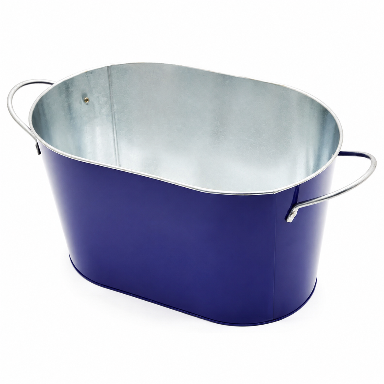 Custom 10L oval beer and champagne ice bucket with metal handles