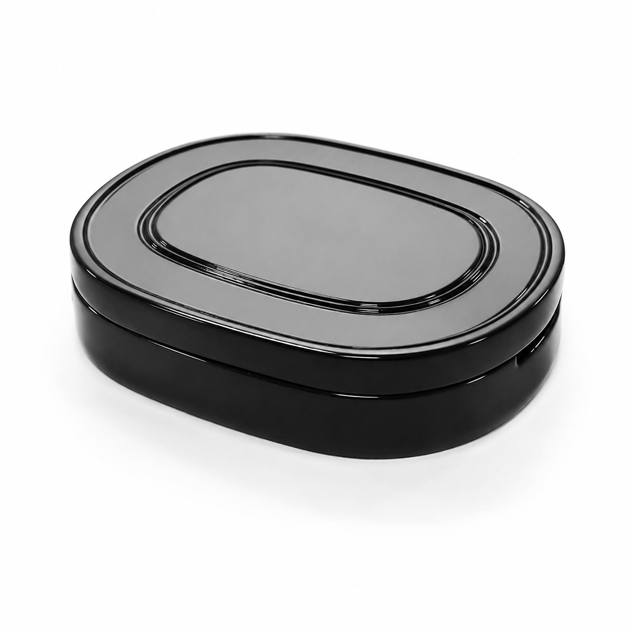 Custom 5–8g oval zinc alloy solid perfume container