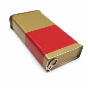 Custom full-open easy-open tin can with pull-ring lid