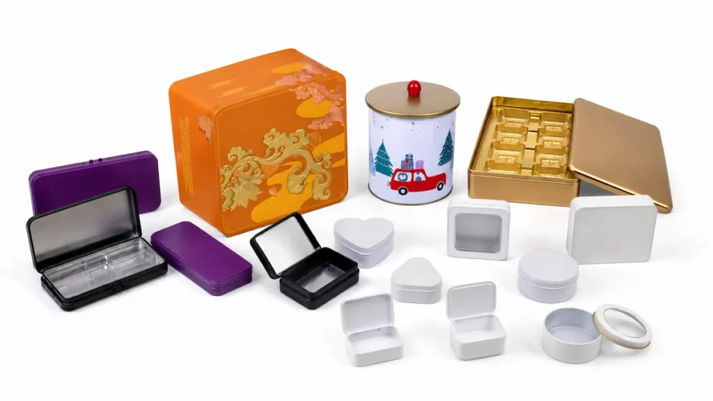 Custom tin box cost factors including MOQ, tooling, printing and finishes
