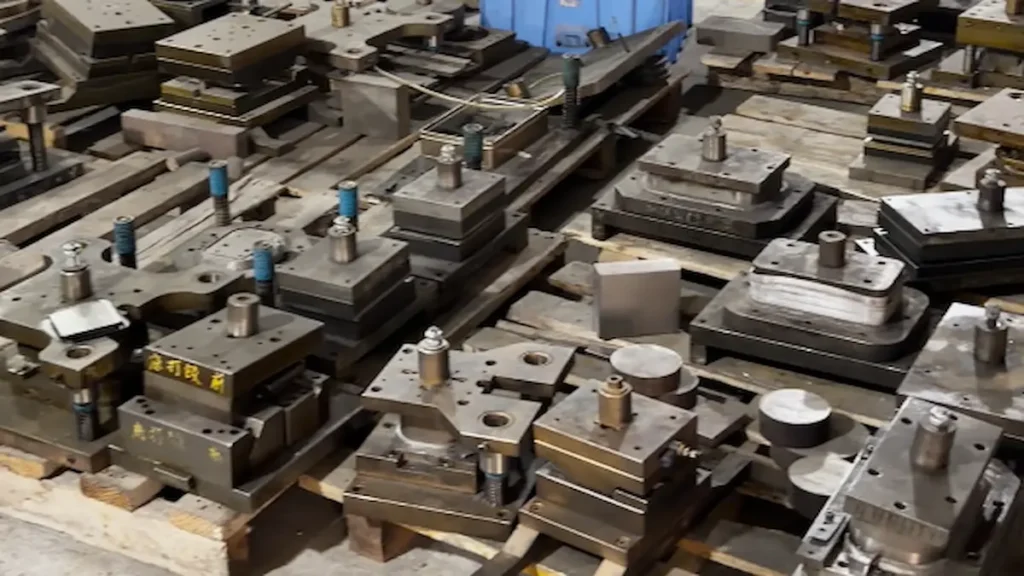 Existing molds used for custom tin box production