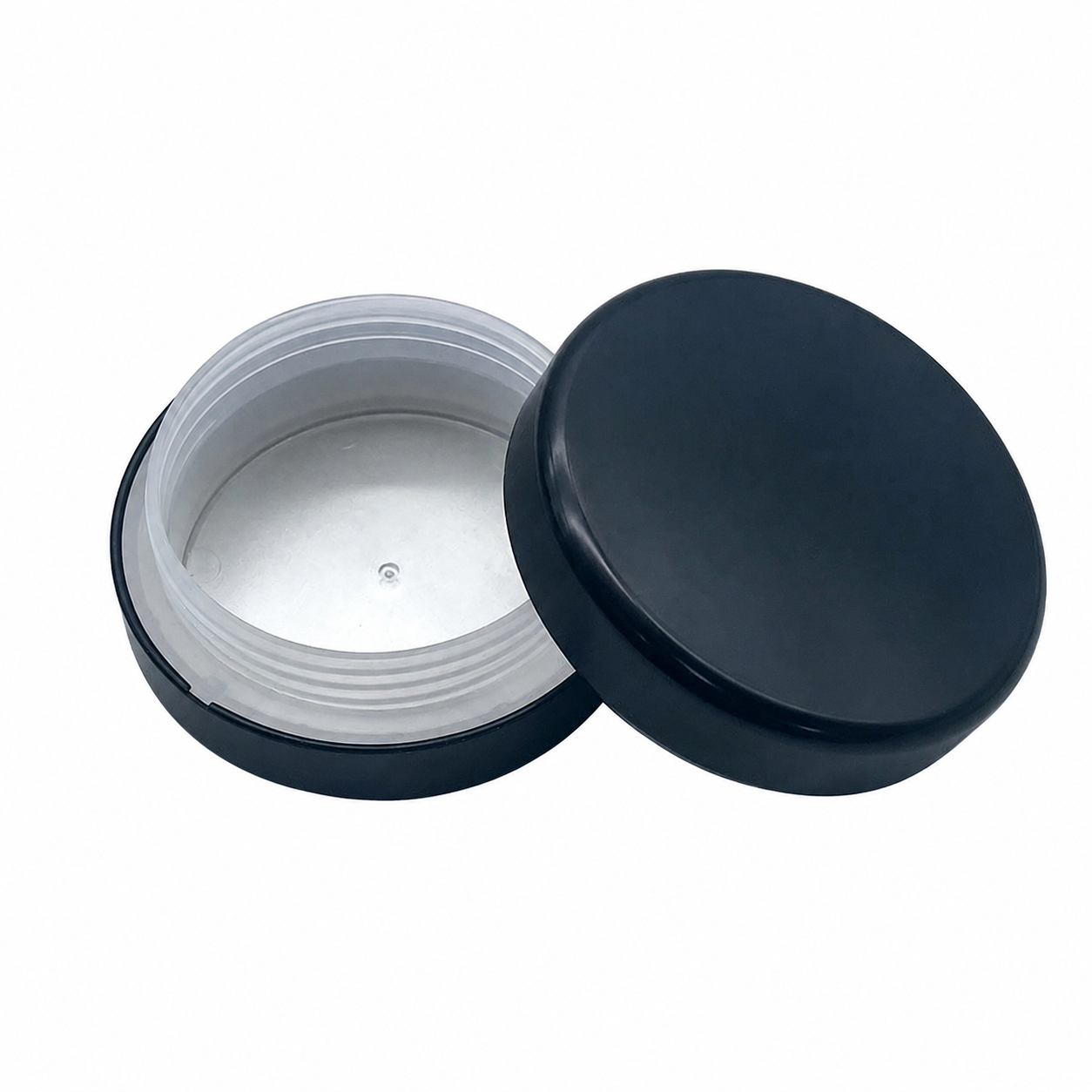 Round CR tin box with internal threaded plastic locking insert