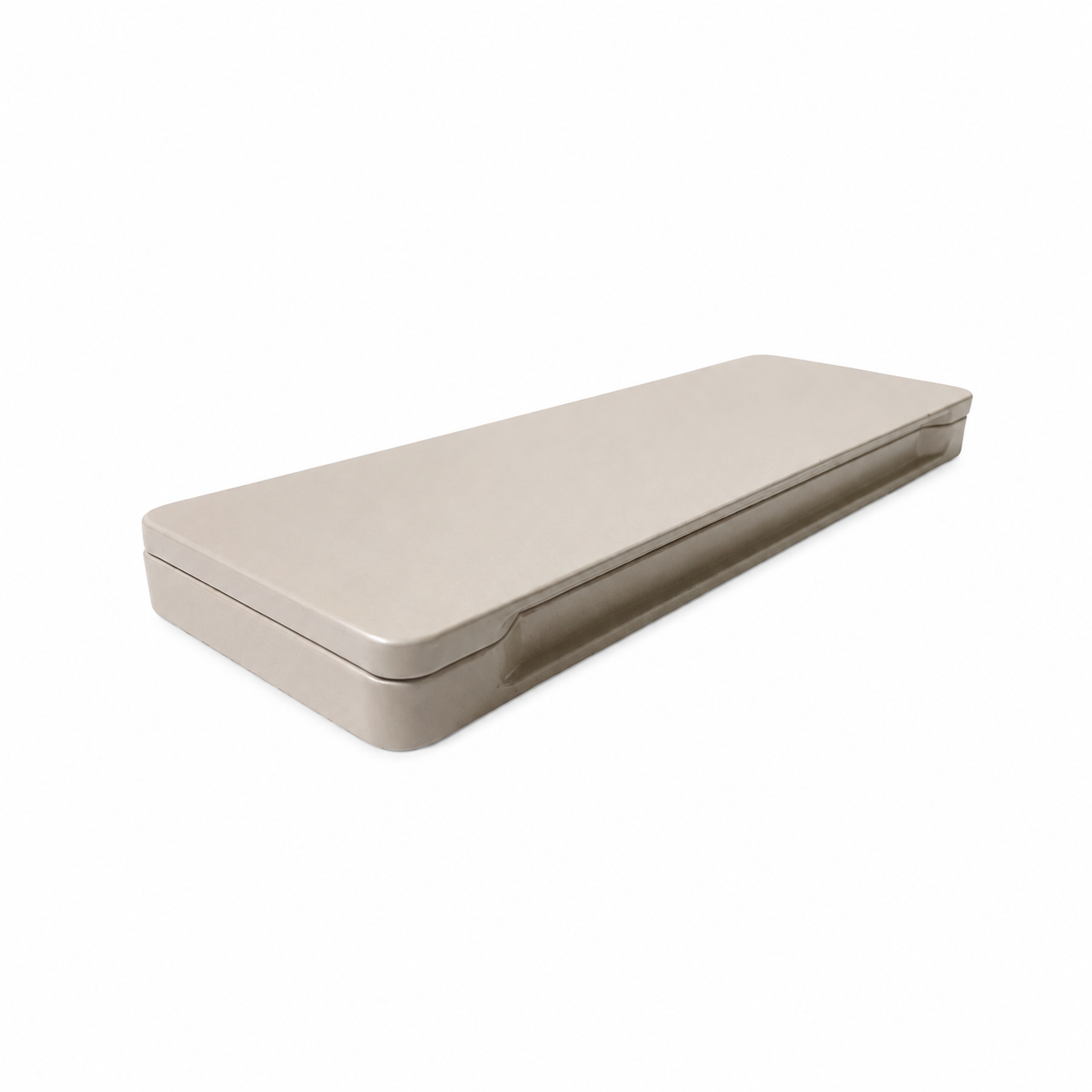 Slim 12-color makeup palette tin box with rounded corners